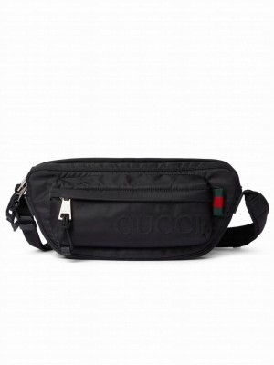 Gucci Small Crossbody Bag With Gucci Logo 802096 Black