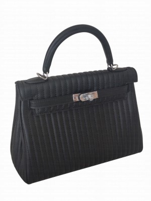 Hermes Mille Gateaux Kelly Swift 25 Black