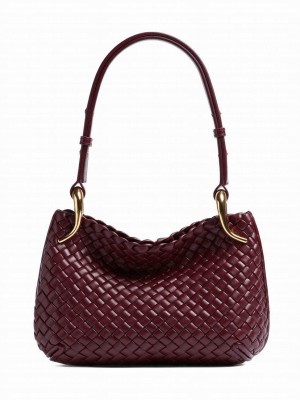 Bottega Veneta Small Clicker Shoulder Bag Mauve