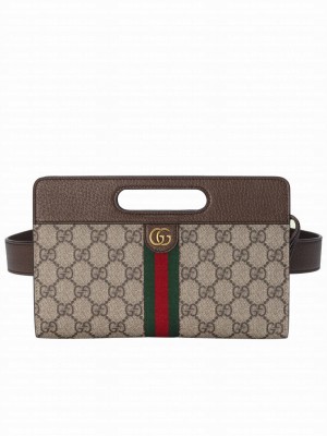 Gucci Ophidia Belt Bag 704196 Dark Coffee