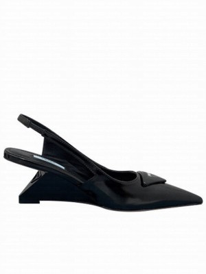 Prada Women's Sling-Back Pumps Black