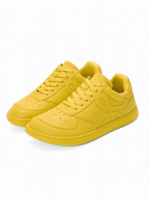 Loewe Unisex Jambo Sneaker In Soft Grained Calfskin 816282 Yellow