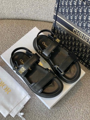 Dior DiorAct Calfskin Flat Strap Sandals 2023 010