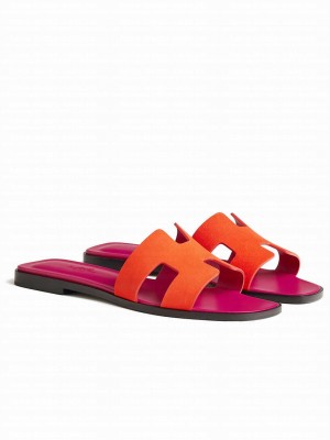 Hermes Women's Oran Sandal Orange