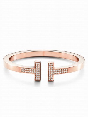 Tiffany T Square Bracelet Red