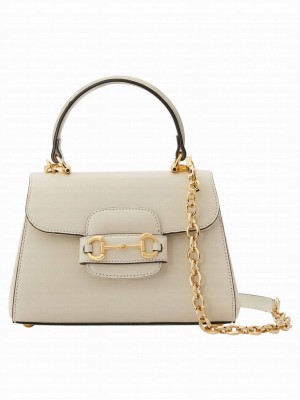 Gucci Horsebit 1955 Mini Bag 703848 Cream