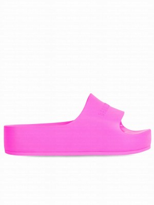 Balenciaga Women's Chunky Slide Sandal Peachblow
