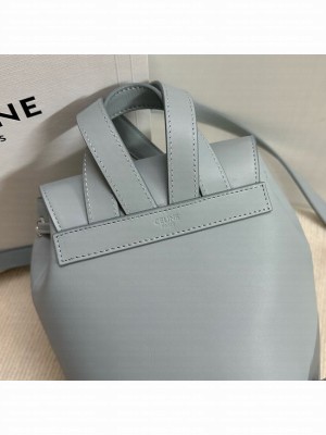Celine BACKPACK CELINE BONNIE IN SMOOTH CALFSKIN 118703 light blue