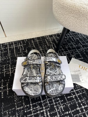 Dior Dioract Slide Sandals 04