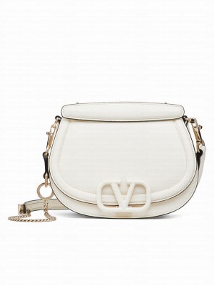 Valentino Vsling Shoulder Bag Cream