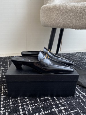 Alexander Wang Calfskin Pointed Mule Black