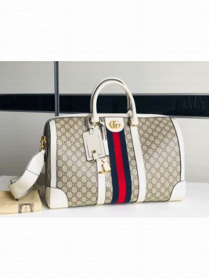 Gucci Jumbo GG large duffle bag 645021 white
