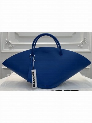 Jil Sander Large Sombrero Tote Bag Blue