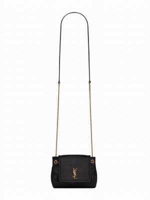 Saint Laurent Mini Nolita In Lambskin 672738 Black