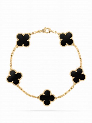 Van Cleef & Arpels Vintage Alhambra Bracelet Black