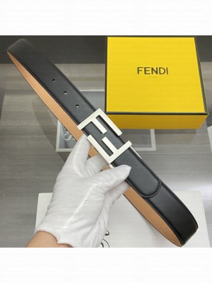 Fendi 35mm Eversible Belt FF buckle with stud closure 2021 Collection
