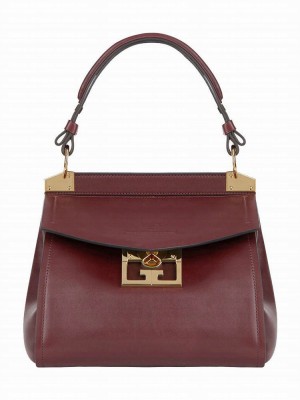Givenchy Mini Mystic Leather Top Handle Bag Mauve