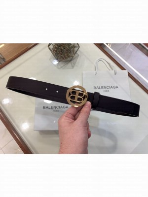 Balenciaga Width 3.0cm CIRCLED BB LARGE BELT  GOLD