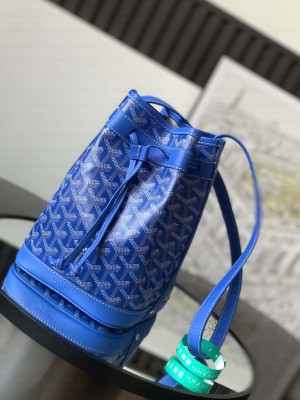 Goyard Petit Flot Bucket Bag Blue