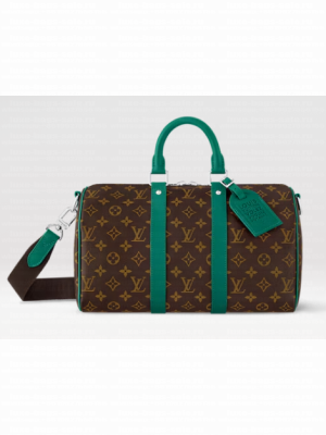 Louis Vuitton Keepall Bandouliere 35 M12765 Borneo Green