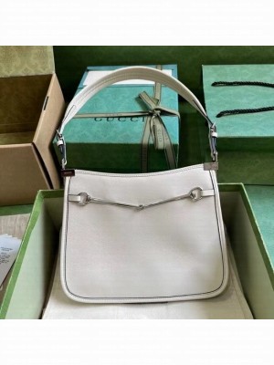 GUCCI JACKIE SMALL SHOULDER BAG 764191 white