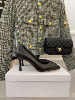 Dior7CM Supple Calfskin Attract Pumps Black 2022 Collection
