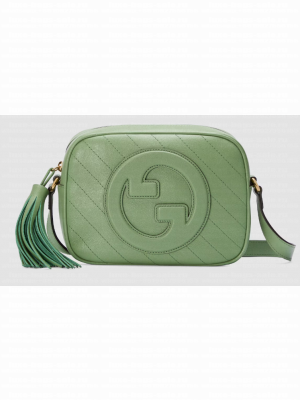 GUCCI BLONDIE SMALL SHOULDER BAG 742360 Green