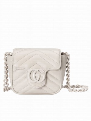 Gucci GG Marmont Belt Bag 739599 Cream