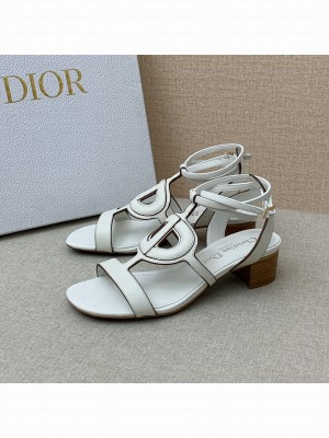 Christian Dior 4.5cm D-CLUB Sandals White 2022 Collection
