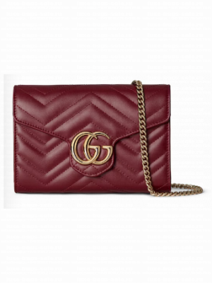 Gucci GG MARMONT SUPER MINI BAG 474575 red
