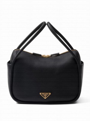 Prada Leather Handbag 1BA451 Black