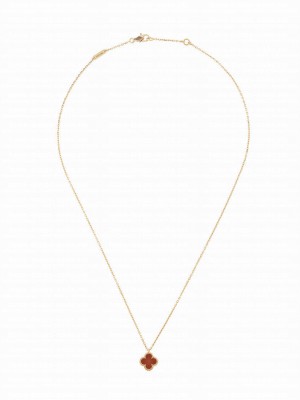 Van Cleef & Arpels Women's Sweet Alhambra pendant Red