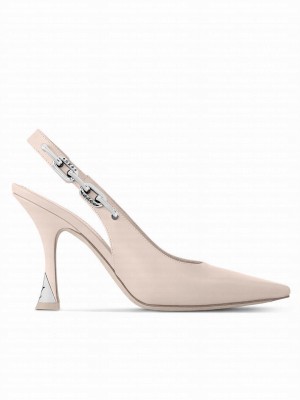 Louis Vuitton Women's Sparkle Slingback Pump 1ABPIL Cream