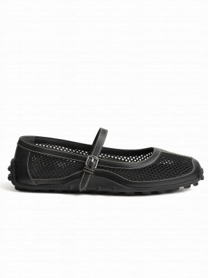 Hermes Women's Kichu Ballet Flat Black