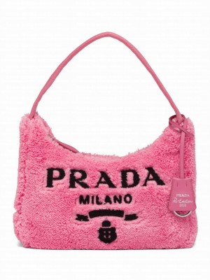 Prada Re-Edition 2000 Terry Mini Bag 1NE515 Peachblow