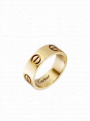 Cartier Women's Love Ring 18k Yellow Gold Golden