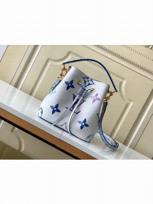 Louis Vuitton Giant Monogram Neonoe BB M22986 Gradient Print Blue