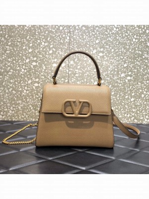 VALENTINO VSLING small Grain calf leather Shoulder bag WB0F53 apricot