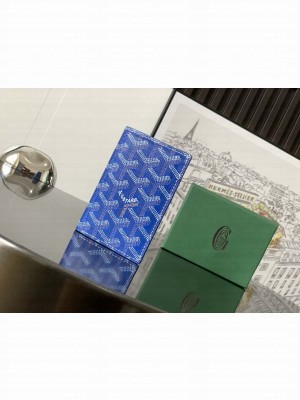 Goyard Saint-Pierre Card Wallet Blue