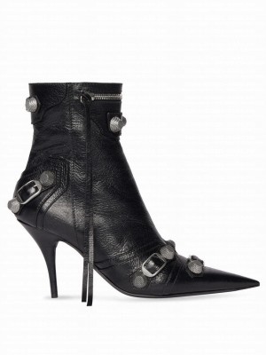 Balenciaga Women's Cagole 90mm Bootie Black