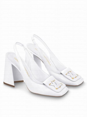 Louis Vuitton Women's Shake Slingback Pump White
