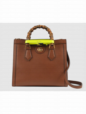 Gucci Diana small tote bag 660195 Brown