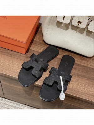Hermes Oran Flat Slide Sandals 2023 Collection 07