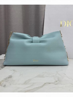 Christian Dior Medium Dior Bow Handbag Blue
