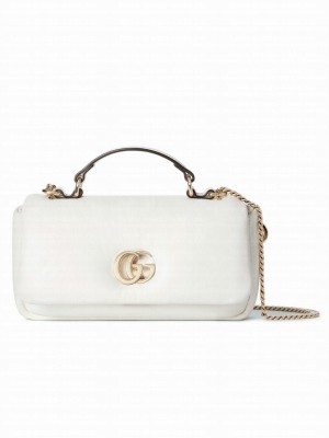 Gucci GG Milano Mini Top Handle Bag 806017 White