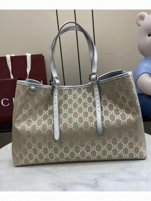 Gucci GG Emblem Large Tote Bag 815213