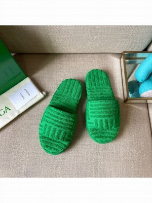 Bottega Veneta Unisex RESORT SPONGE Sponge slippers Grass 2021 Collection