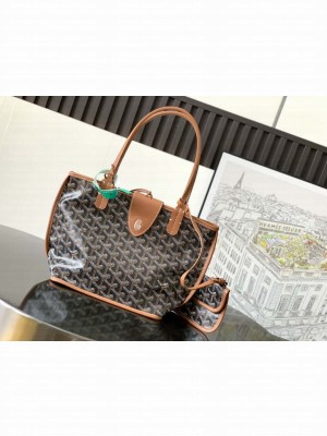 Goyard Anjou Mini Bag Black & Tan
