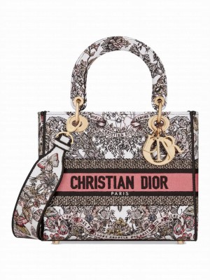 Christian Dior Medium Lady D-Lite Bag Pink
