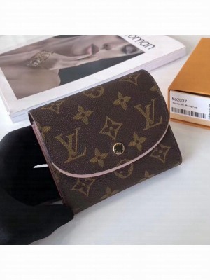 Louis Vuitton Ariane Monogram Canvas Compact Wallet Pink Collection